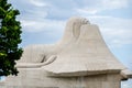 Stone sphinxe National WWI Museum at Liberty Memor